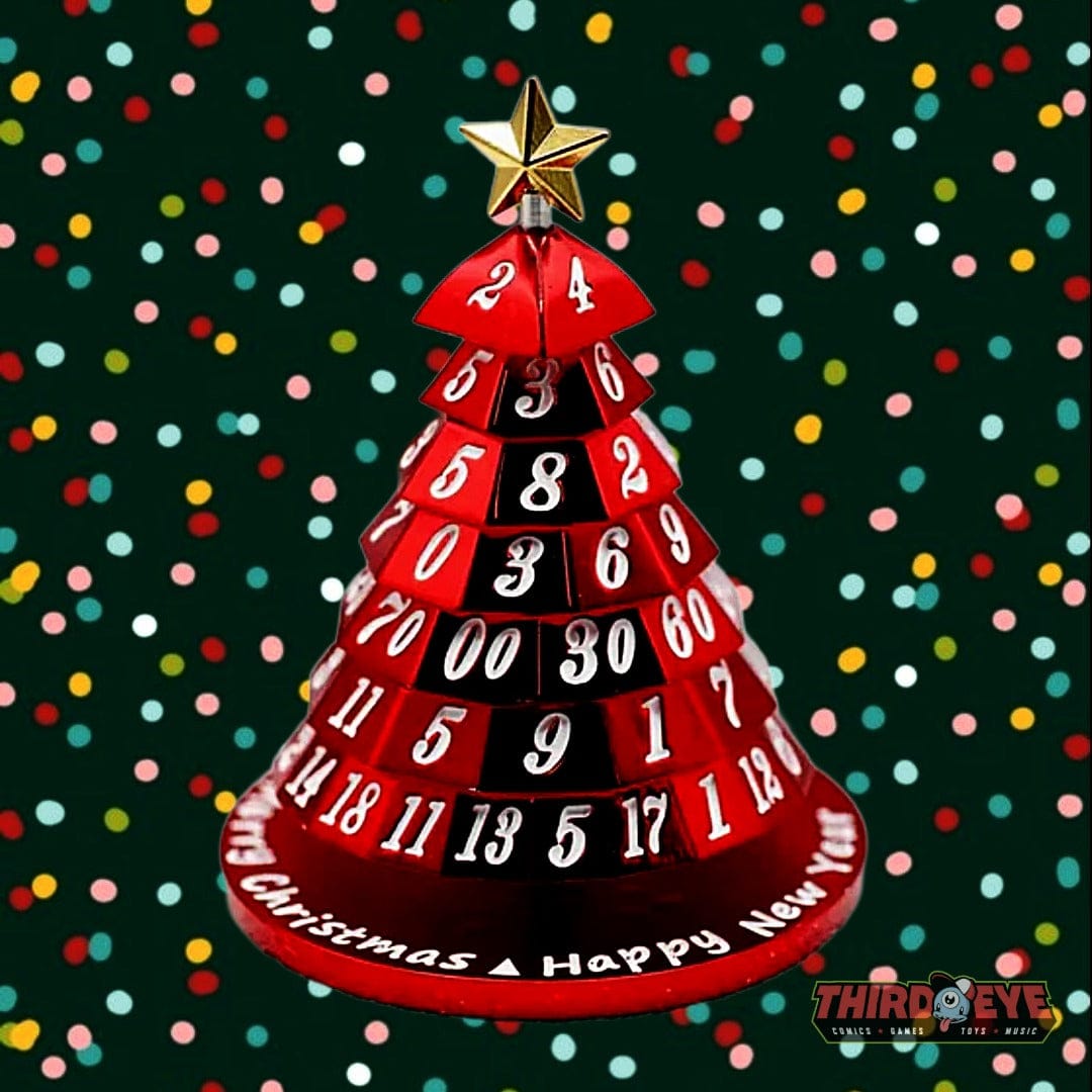 Hymgho Premium Dice Dice > Other Dice Metal Christmas Tree Dice - Candy Apple Red HY00137 HY00137