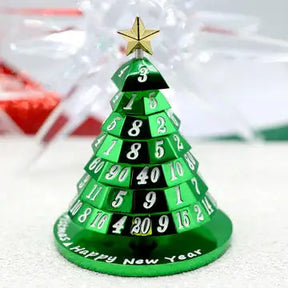 Hymgho Premium Dice Dice > Other Dice Metal Christmas Tree Dice - Christmas Green HY00142 HY00142
