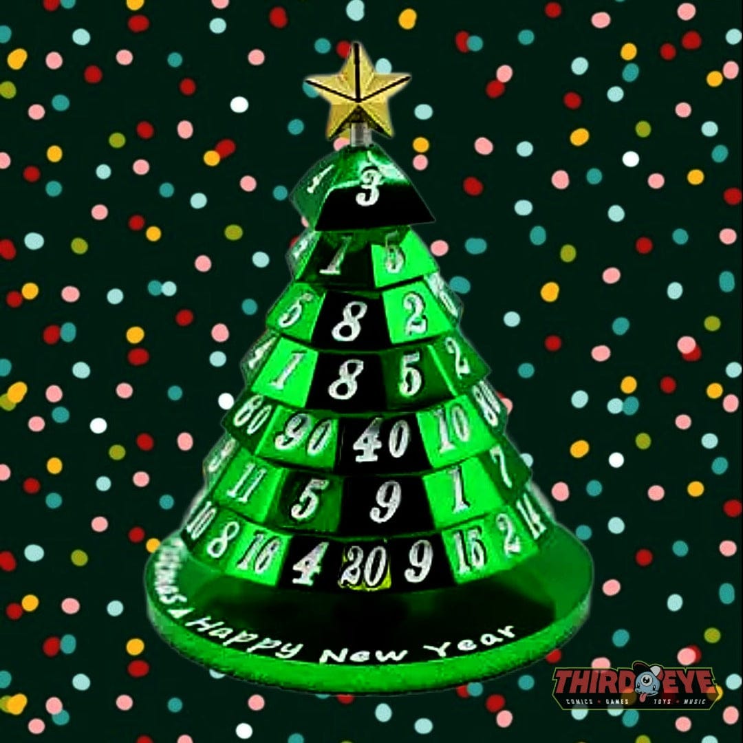 Hymgho Premium Dice Dice > Other Dice Metal Christmas Tree Dice - Christmas Green HY00142 HY00142