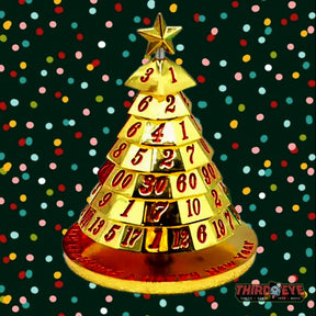Hymgho Premium Dice Dice > Other Dice Metal Christmas Tree Dice - Gold HY00139 HY00139