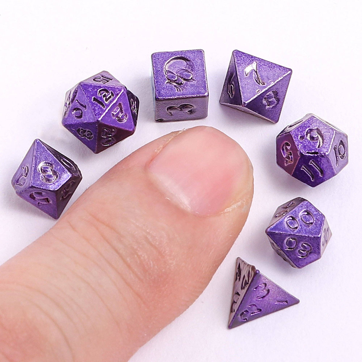 Hymgho Premium Dice Dice > Other Dice Unseelie Mini RPG Dice set - purple HY00526 HY00526