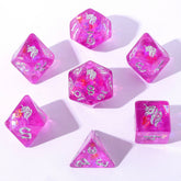 Hymgho Premium Dice Dice > Other Dice Wyrmforged Rollers - Rounded Plastic - Lumina Unicornia HY00329 HY00329