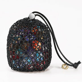 Hymgho Premium Dice Game Supplies > Dice Storage Hero's Chainmail Dice Bag - Black HY00340 HY00340