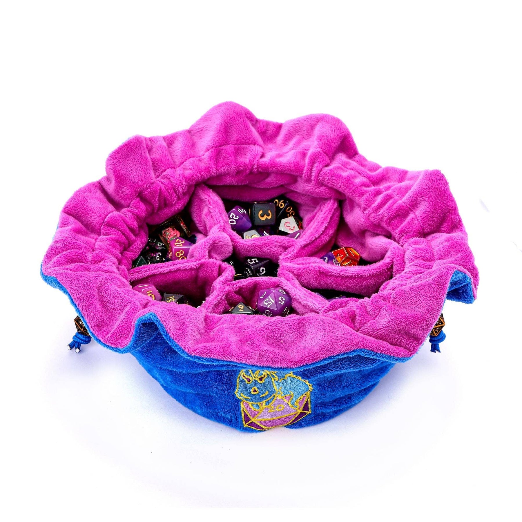 Hymgho Premium Dice Game Supplies > Dice Storage Whimsy Wyrm's Treasure Trove Dice Bag HY00247 HY00247