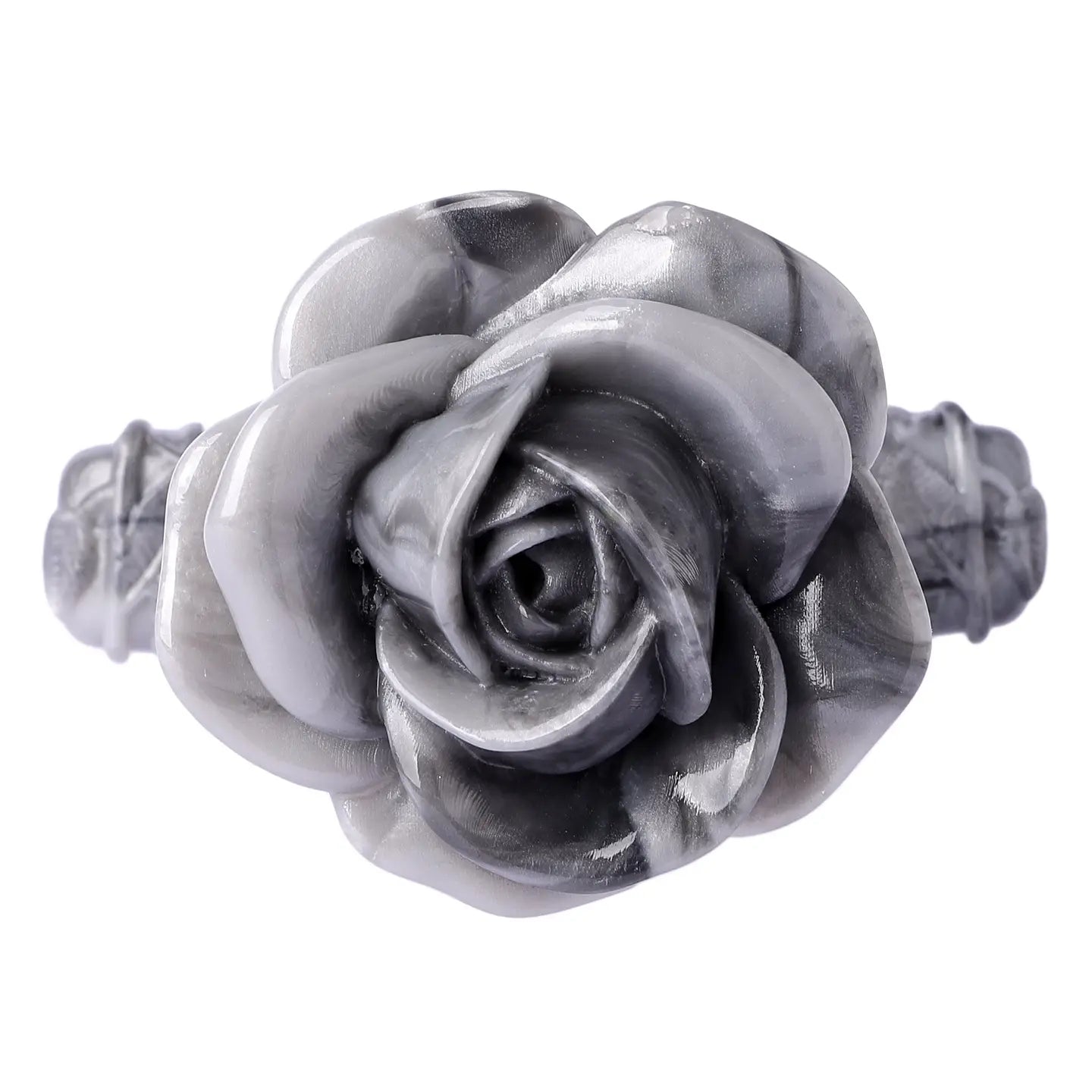Hymgho Premium Dice Game Supplies > Dice Towers/Trays/Cups Rose Dagger Resin Dice Case - Silver HY00567 HY00567