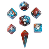 Hymgho Premium Gaming Dice 7-Set Mini Polymer: Bard's Cloak HY02037 HYO2037