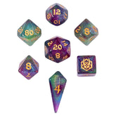 Hymgho Premium Gaming Dice 7-Set Mini Polymer: Siren's Melody HY02033 HYO2033