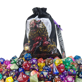 Hymgho Premium Gaming Dice Click Clack Rucksack - 1lb of Acrylic Dic HY00523 HY00523