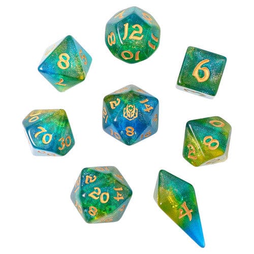 Hymgho Premium Gaming Dice > Other Dice 8-Set Wyrmforged: Eye of Newt HY02021 HYO2021