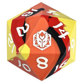 Hymgho Premium Gaming Dice > Other Dice d20 55mm Chonk (Silicone): Fire Ball HY00424 HYO0424