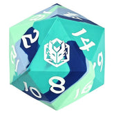 Hymgho Premium Gaming Dice > Other Dice d20 55mm Chonk (Silicone): Ice Ball HY00425 HYO0425