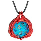 Hymgho Premium Gaming Dice > Other Dice Dice Necklace: d20 Dragon Claw Red HYJ012 HYOJ012