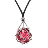 Hymgho Premium Gaming Dice > Other Dice Mysticage Dice Chain Necklace with D20 - Black Leather Chain HYJ031 HYJ031