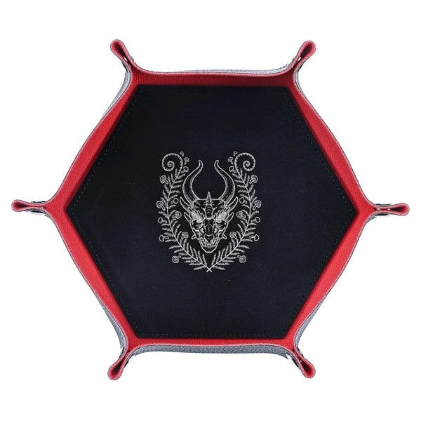 Hymgho Premium Gaming Game Supplies > Dice Towers/Trays/Cups Dice Tray: Table Armor: Dragon Skull HY00449 HYO0449