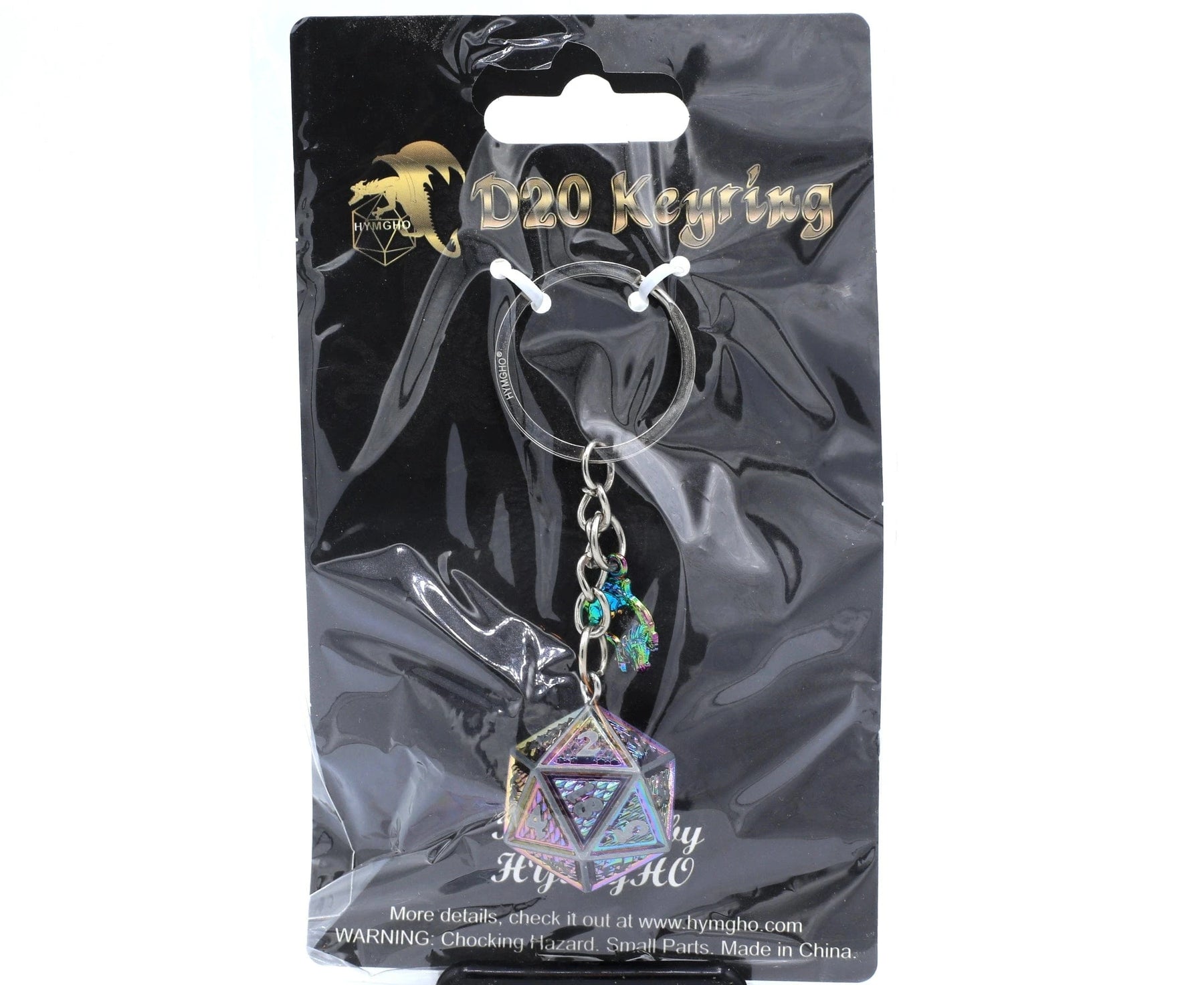 Hymgho Premium Gaming Miscellaneous > Keychains Hymgho: D20 Dice Keychain Behemoth - Rainbow HYKC002 HYKC002