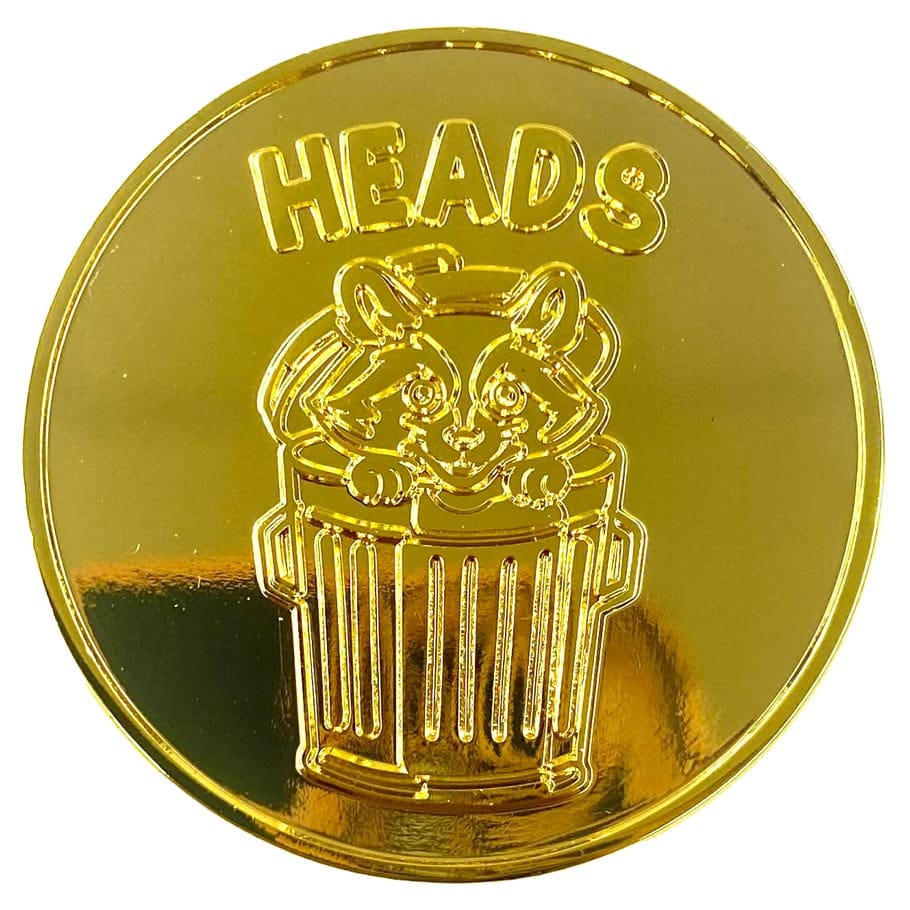 Hymgho Premium Gaming Tabletop Games > Role-Playing Games > Accessories d2 Coin: Trash Bandit Gold HYCN002 HYOCN002