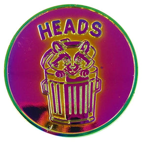 Hymgho Premium Gaming Tabletop Games > Role-Playing Games > Accessories d2 Coin: Trash Bandit Rainbow HYCN005 HYOCN005