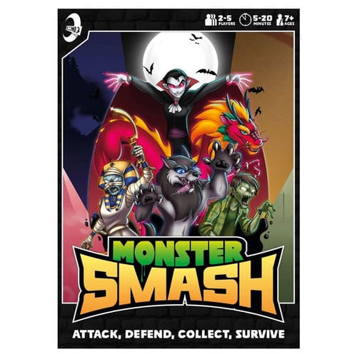 Iconiq Studios Card Games Monster Smash 760851554038 ICQMONSMASH001