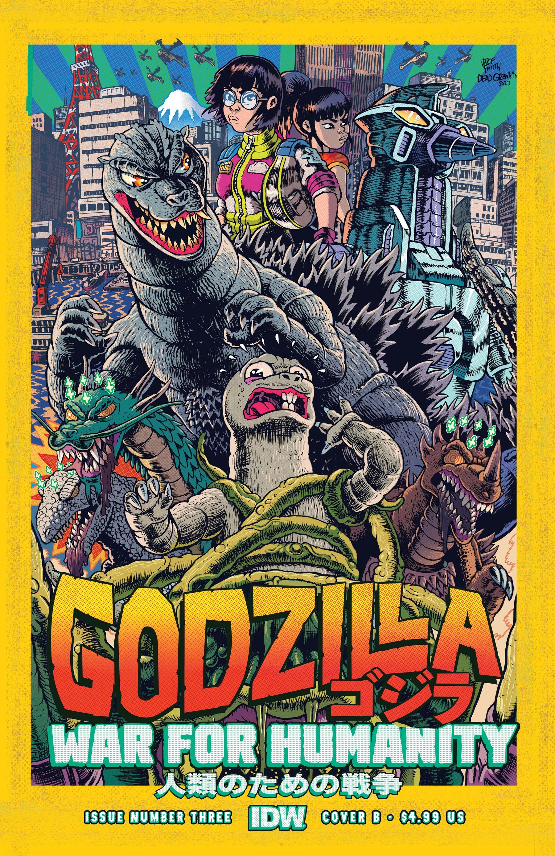 GODZILLA WAR FOR HUMANITY #3 CVR B SMITH