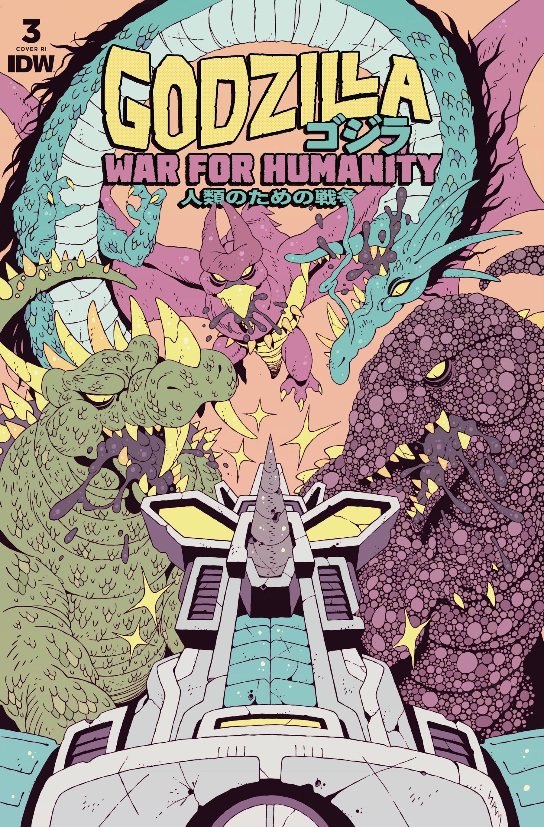 GODZILLA WAR FOR HUMANITY #3 CVR C 1:10 INCV VAR MCKENZIE