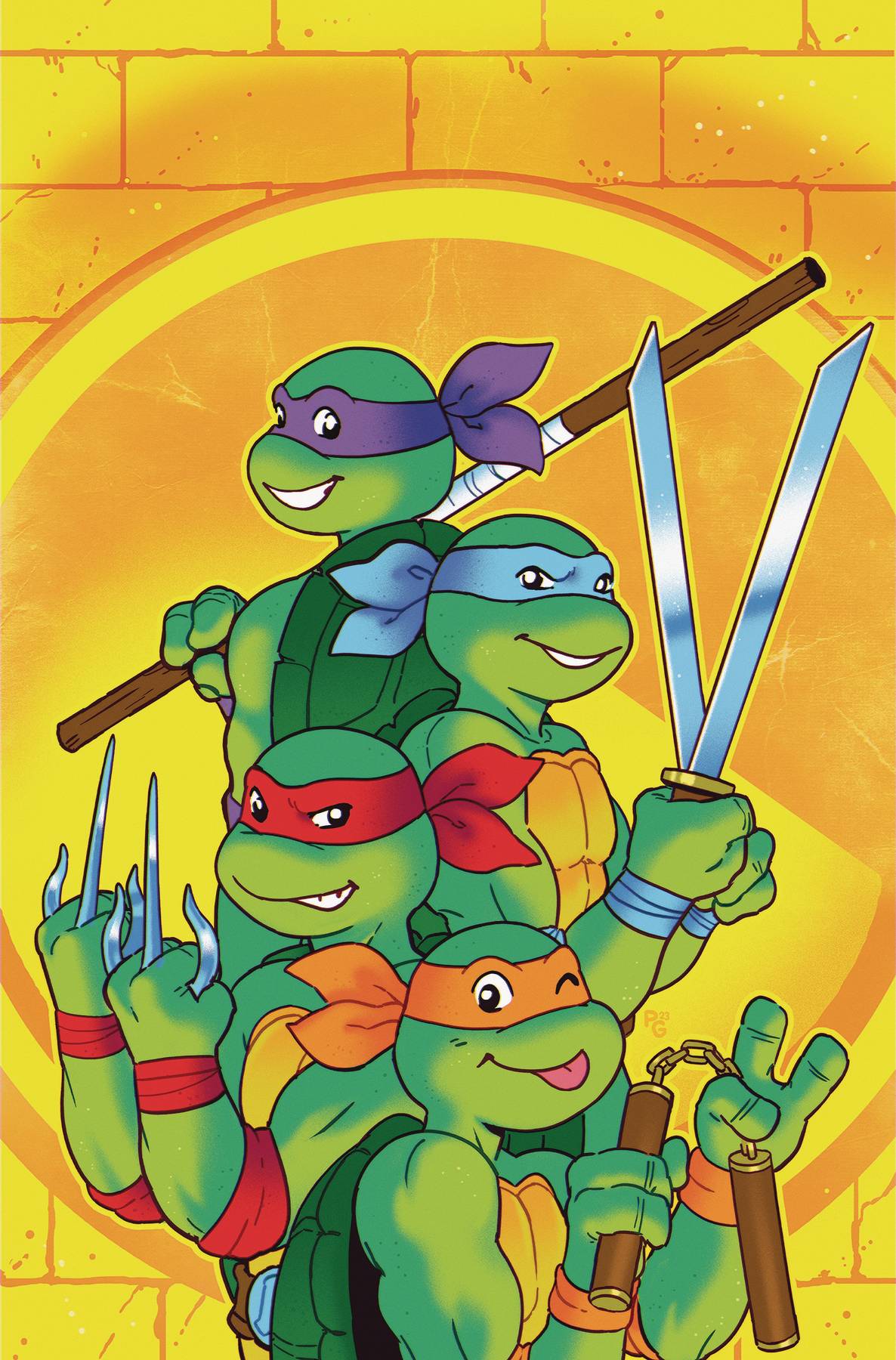 TMNT SATURDAY MORNING ADV 2023 #7 CVR E 1:25 INCV GANUCHEAU