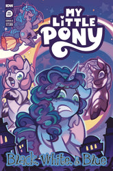 IDW Comic Books MY LITTLE PONY BLACK WHITE & BLUE #1 CVR A GARBOWSKA 82771403220800111 AUG231362