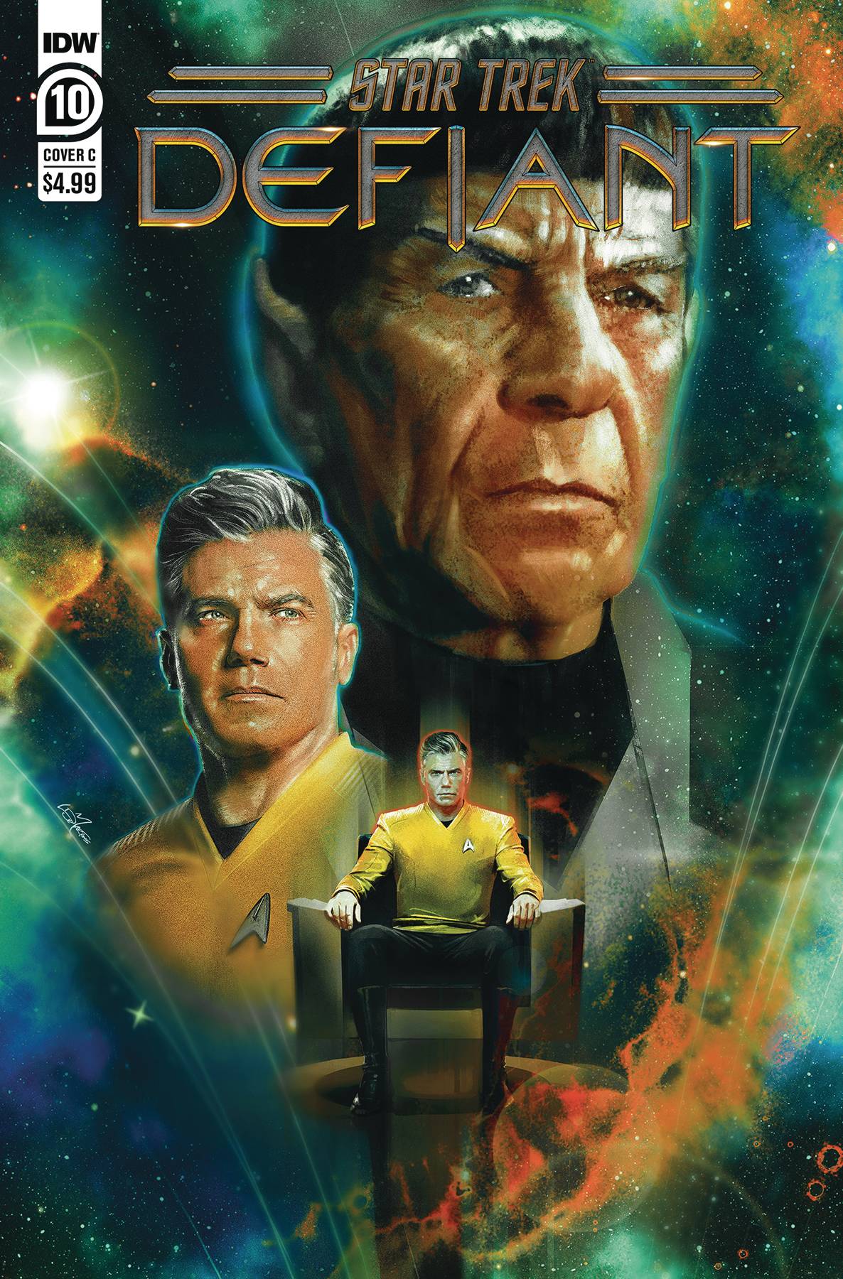 STAR TREK DEFIANT #10 CVR C DE MARTINIS PICTURE