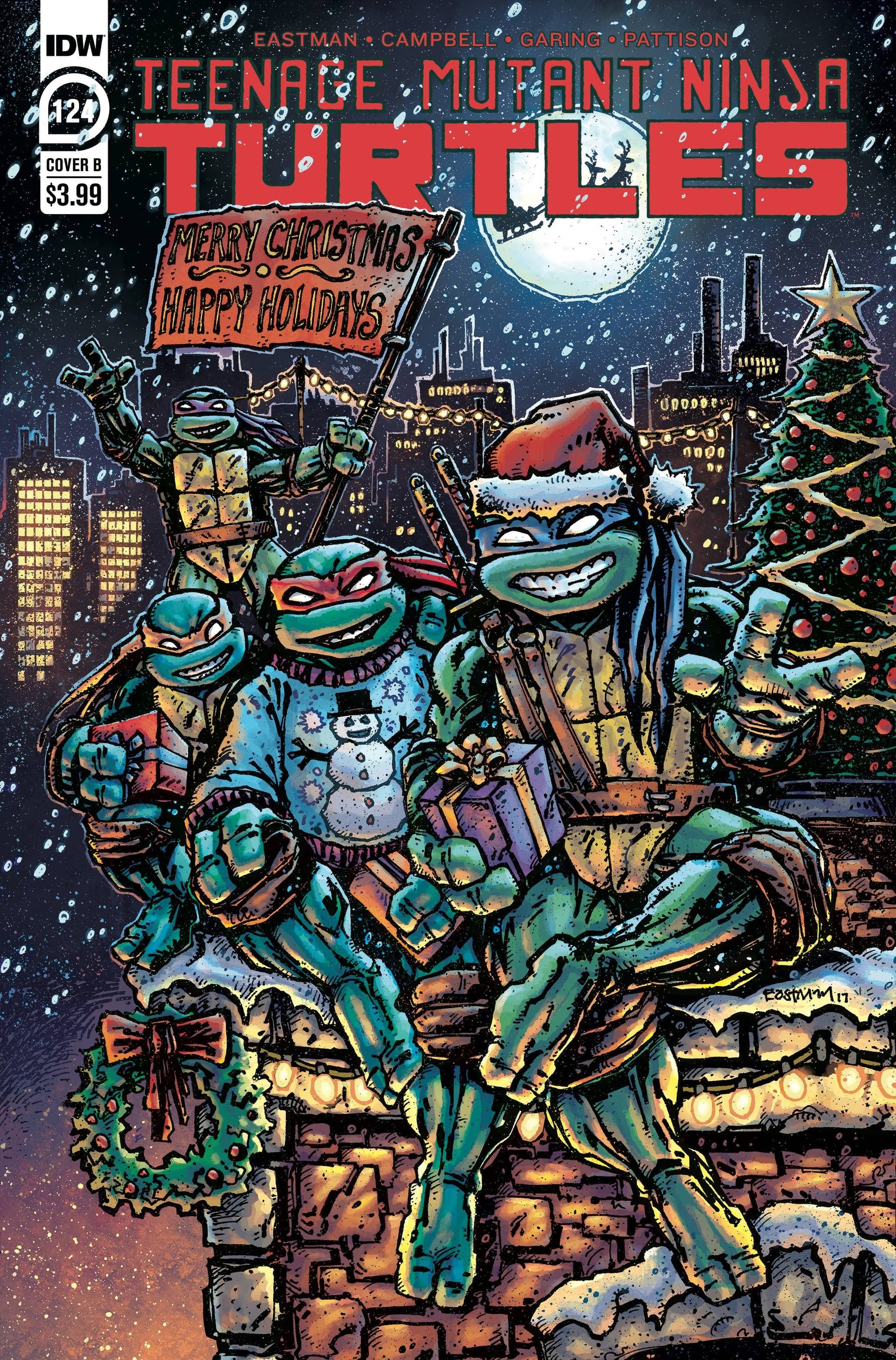 TMNT ONGOING #124 CVR B EASTMAN