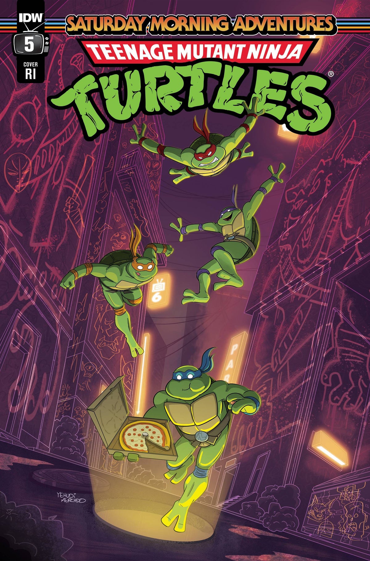 TMNT SATURDAY MORNING ADV 2023 #5 CVR D 1:10 WILLIAMS