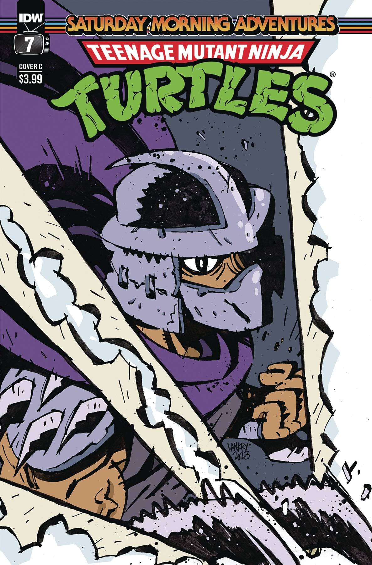 TMNT SATURDAY MORNING ADV 2023 #7 CVR C LANKRY