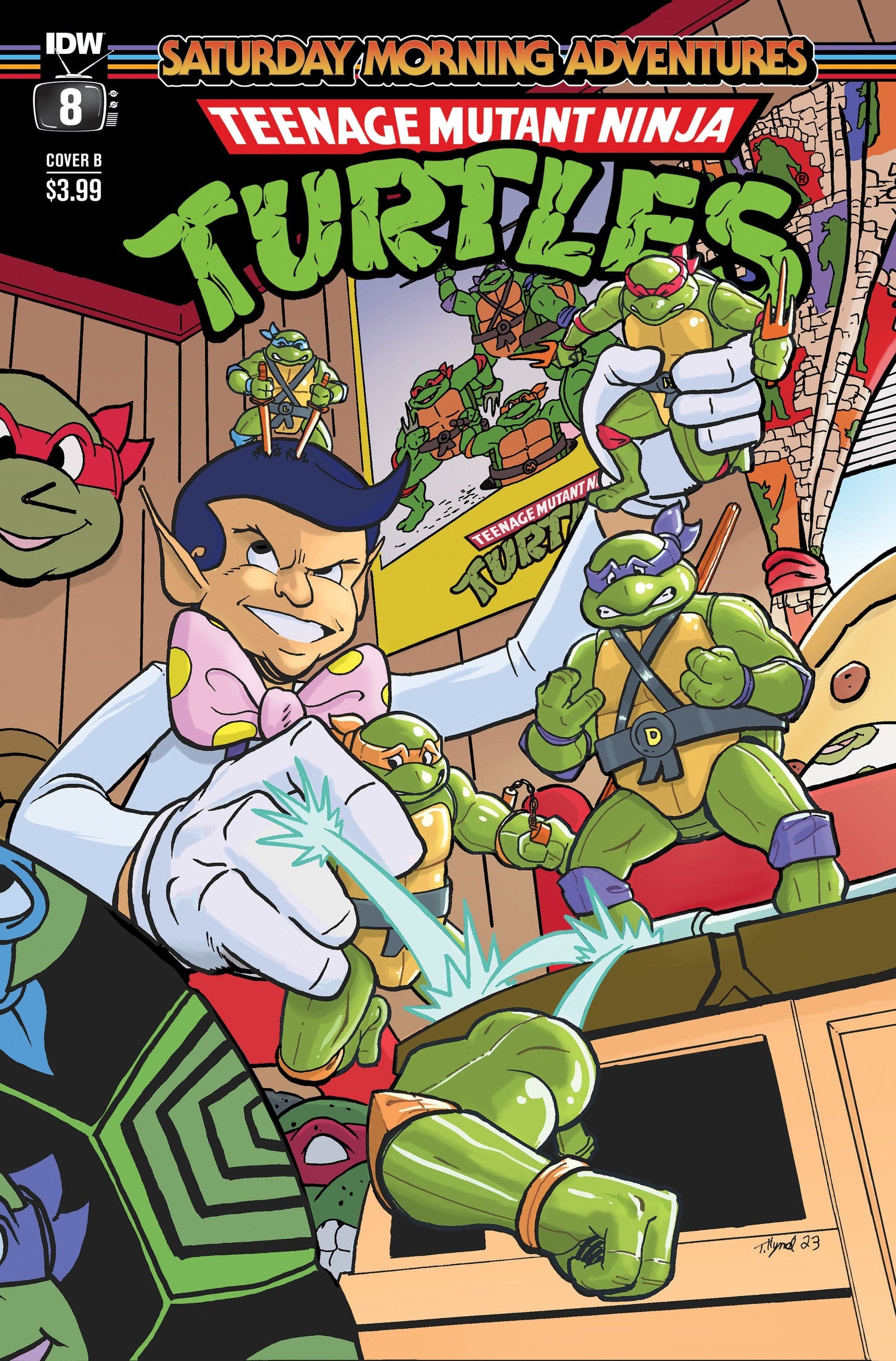 TMNT SATURDAY MORNING ADV 2023 #8 CVR B HYMEL