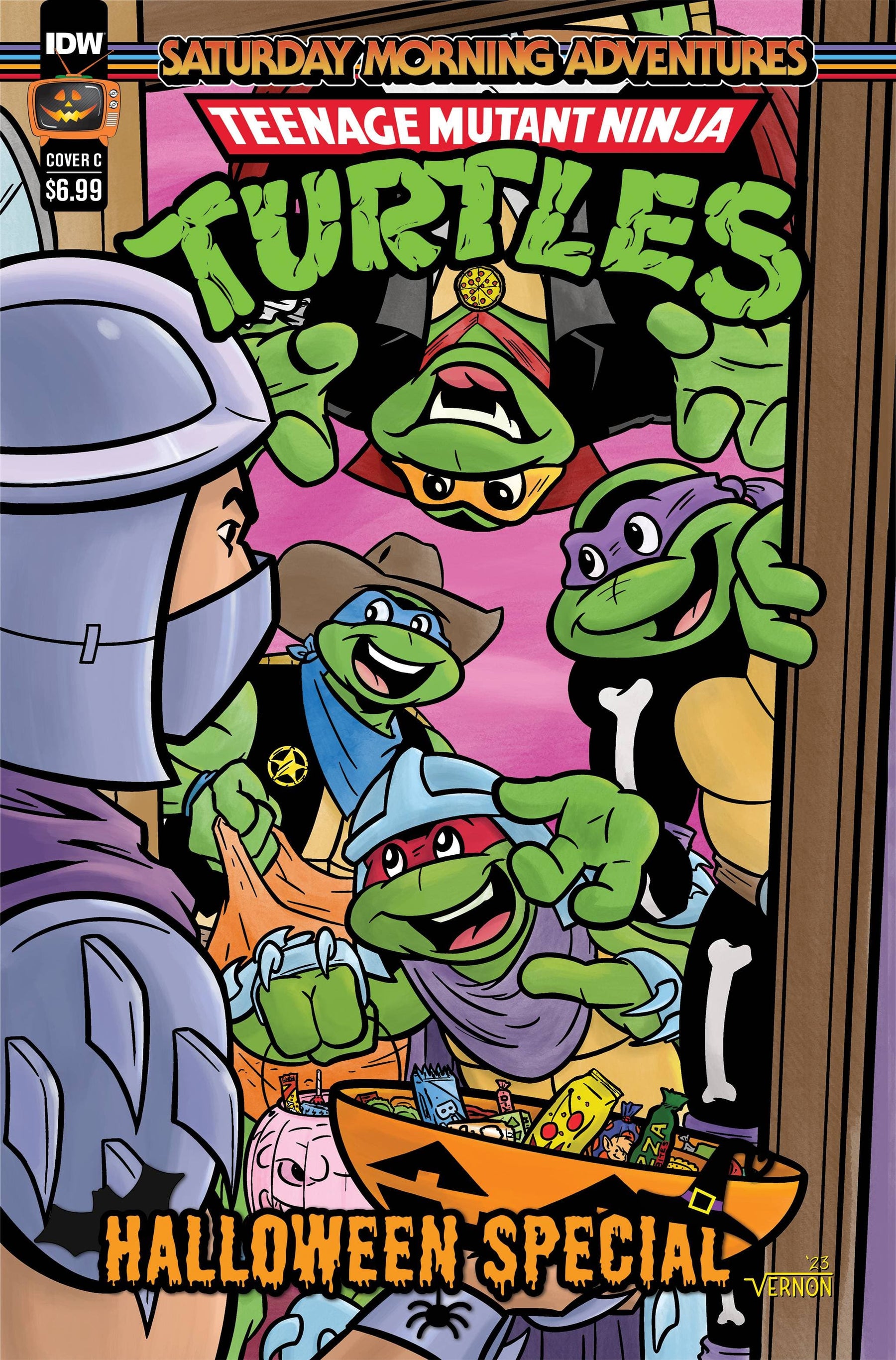 TMNT SATURDAY MORNING ADV HALLOWEEN SPECIAL #1 CVR C SMITH