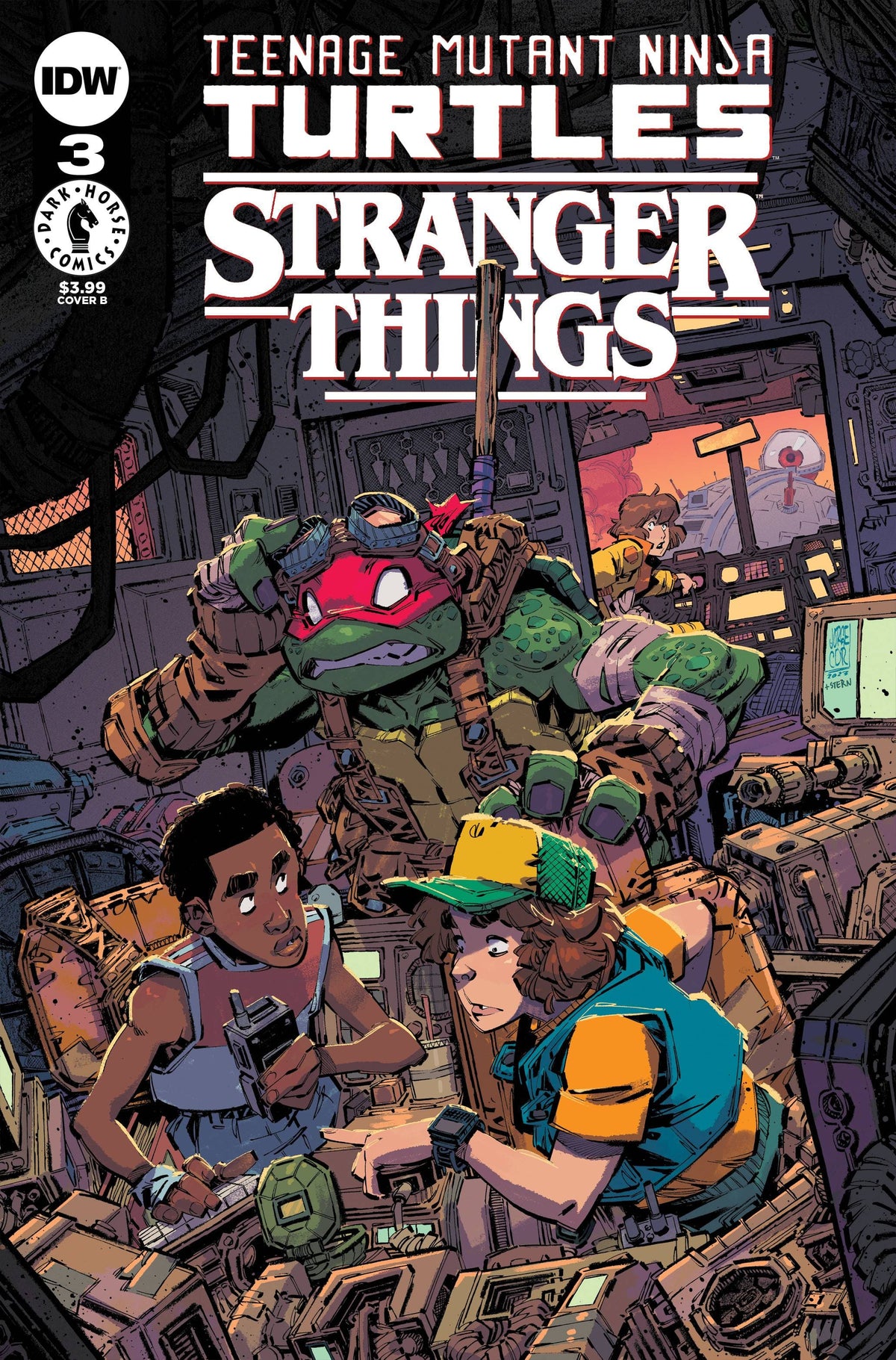 TMNT X STRANGER THINGS #3 CVR B CORONA