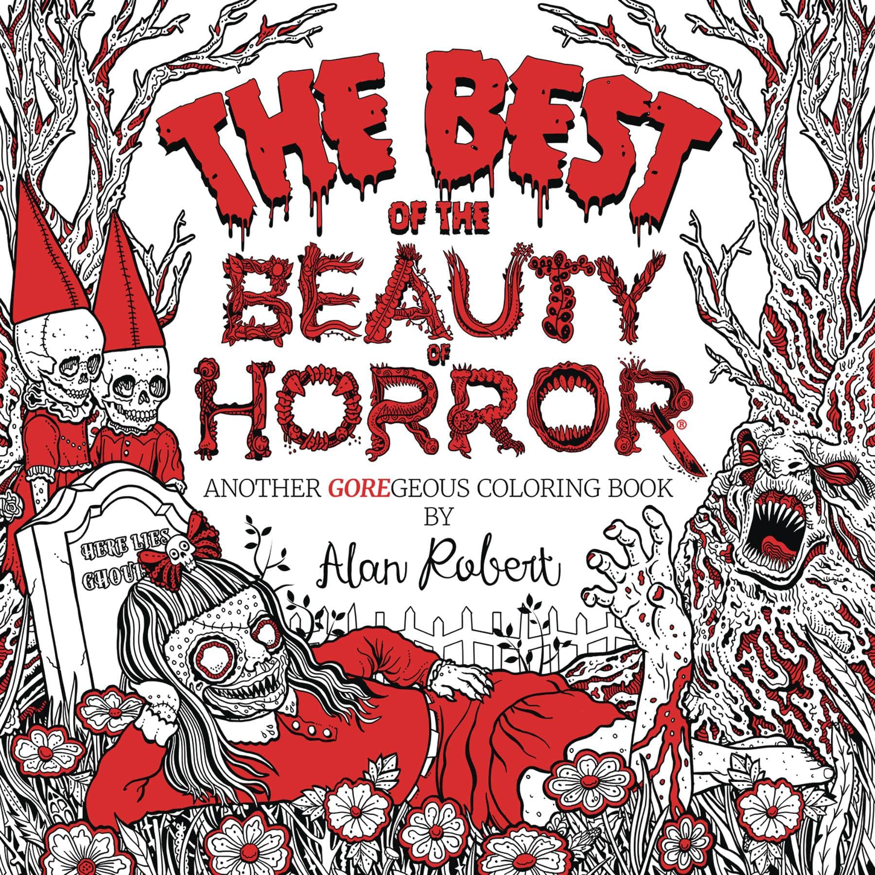 IDW-PRH Graphic Novel Best Of Beauty Of Horror Another Coloring Book SC (MR) 9798887240886 JUL231275