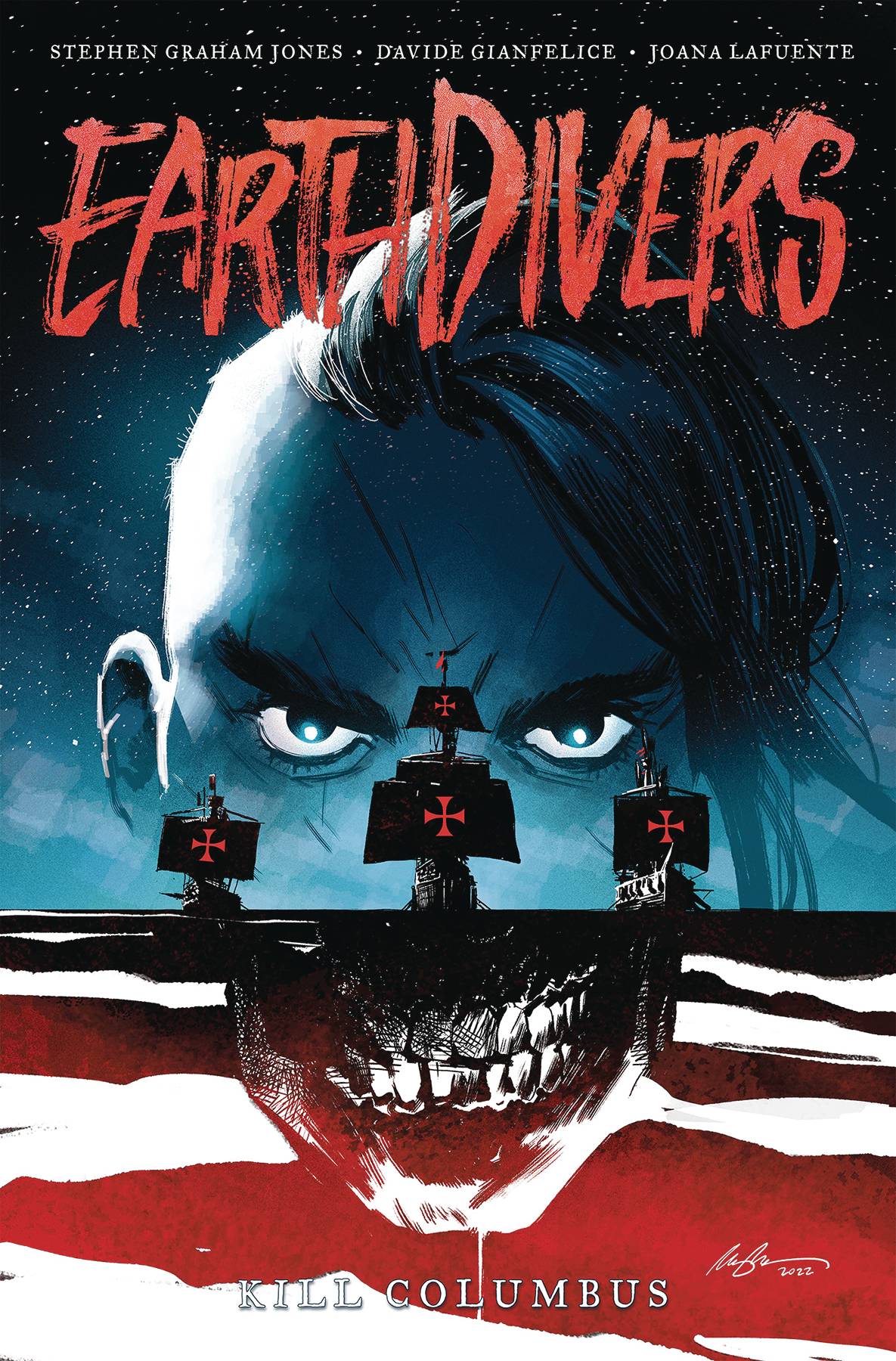 IDW-PRH Graphic Novel Earthdivers TP Vol 01 Kill Columbus (MR) 9798887240459 JUL231178