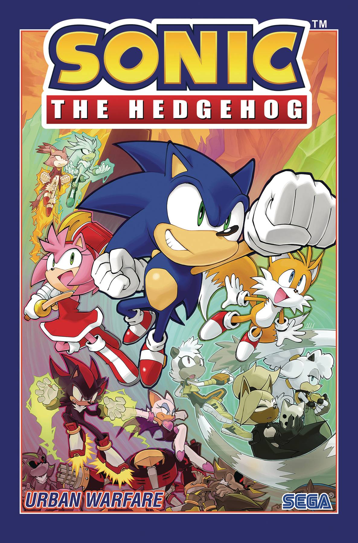 IDW-PRH Graphic Novel Sonic The Hedgehog TP Vol 15 Urban Warfare 9798887240411 JUL231212