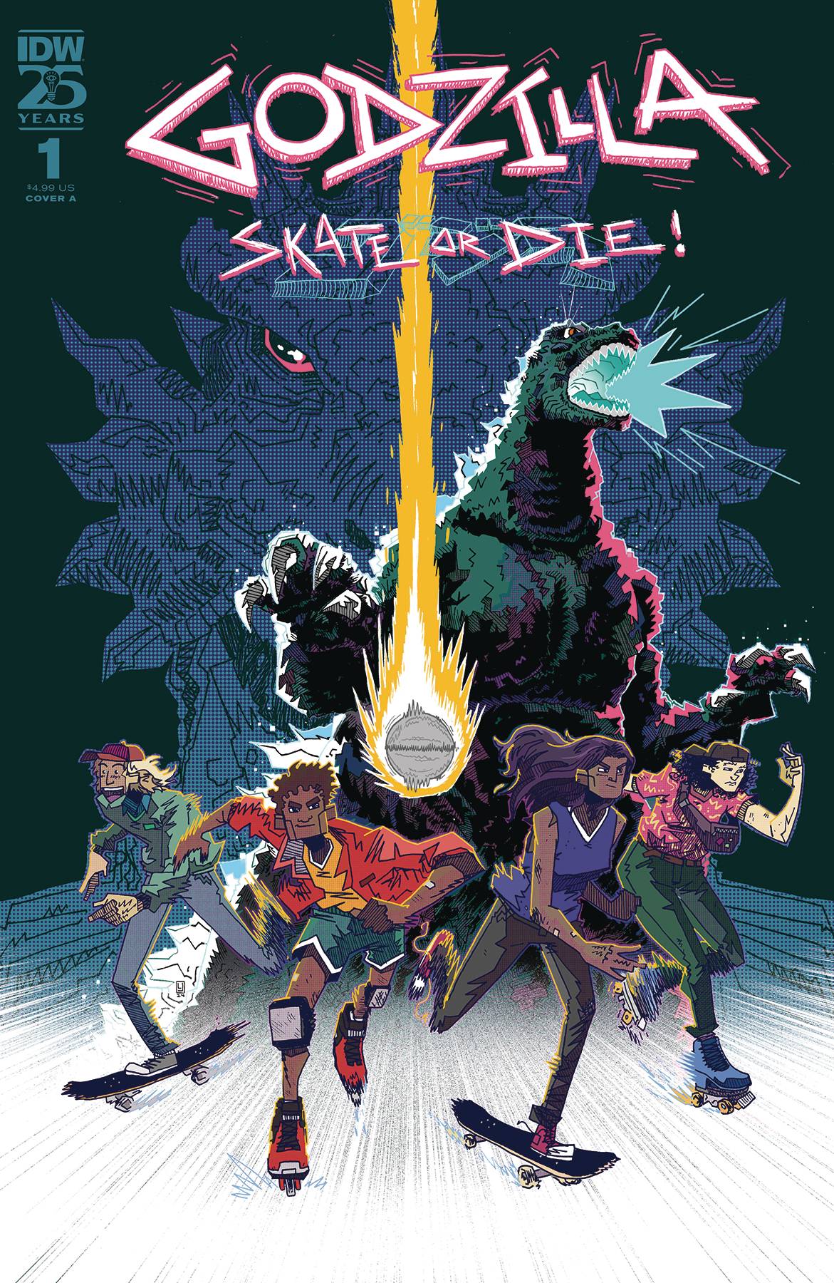 IDW-PRH Comic Books GODZILLA SKATE OR DIE #1 CVR A JOYCE 82771403304500111 APR241117