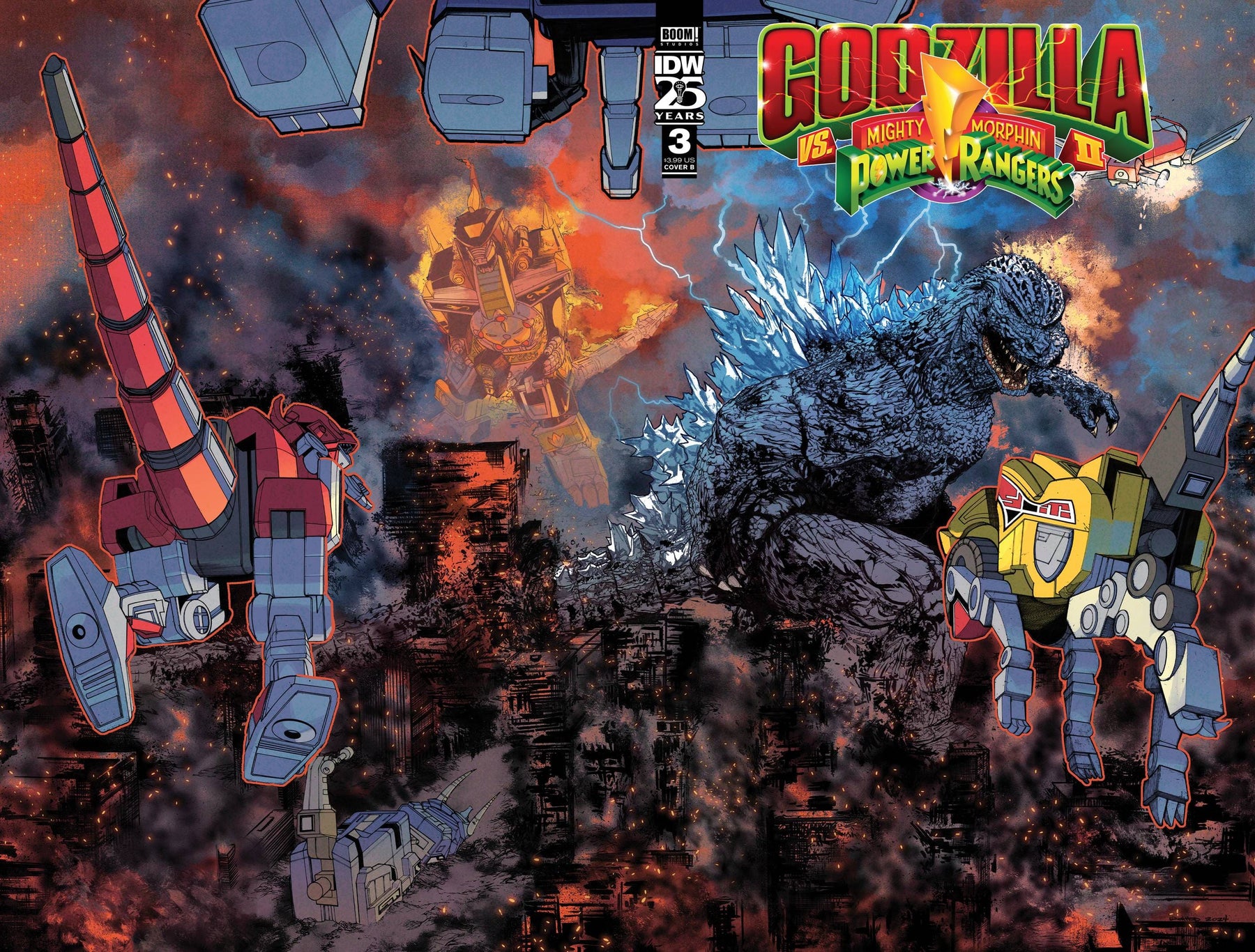 GODZILLA VS MMPR II #3 CVR B SANCHEZ