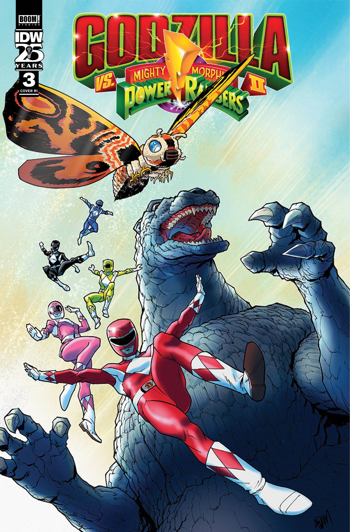 IDW-PRH Comic Books > Incentives GODZILLA VS MMPR II #3 CVR C 1:10 INCV GORHAM '82771403189800331 APR241121