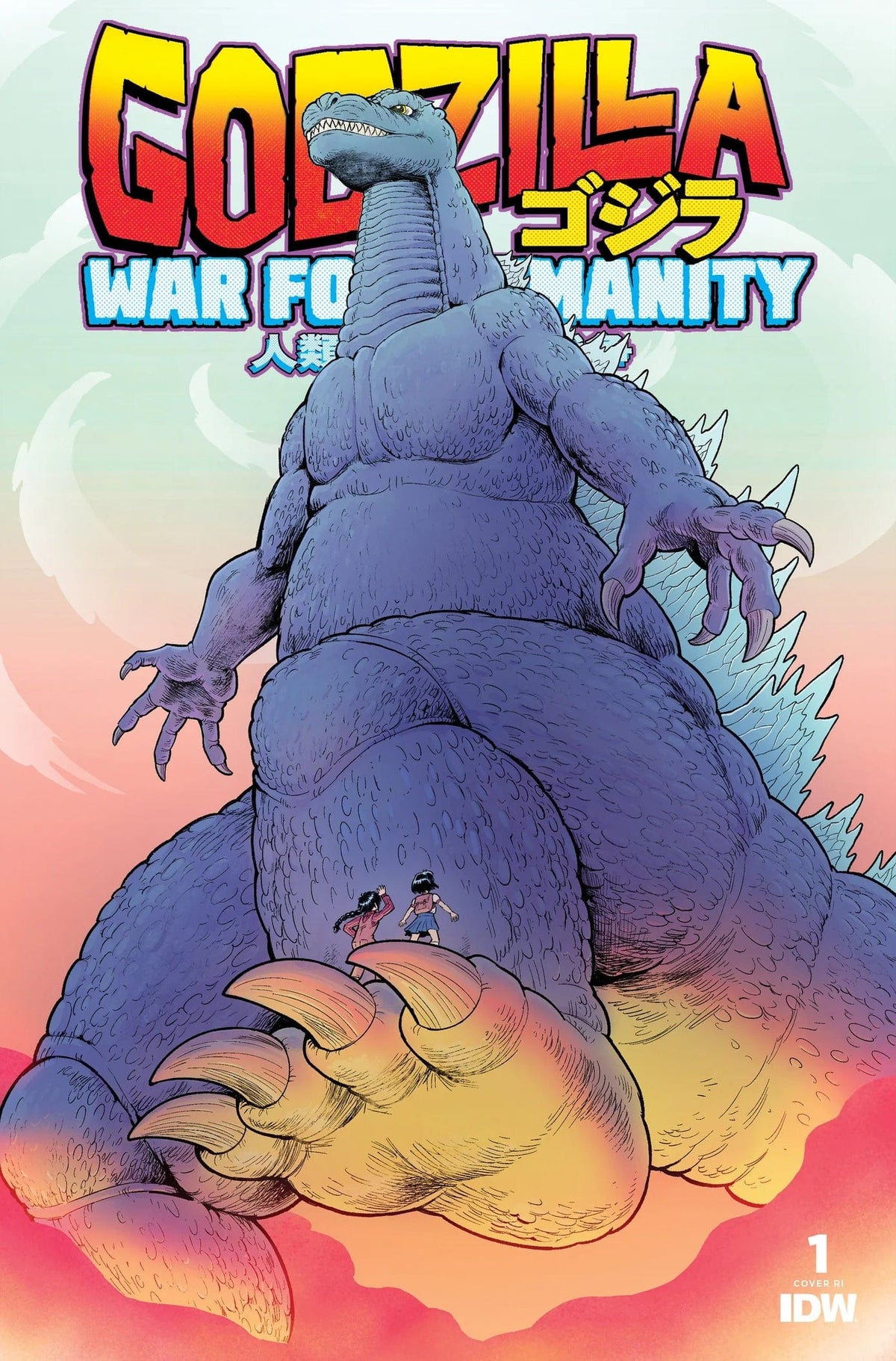 IDW-PRH Comic Books > Incentives GODZILLA WAR FOR HUMANITY #1 CVR C 1:10 OWEN 82771403188100131 JUN231406