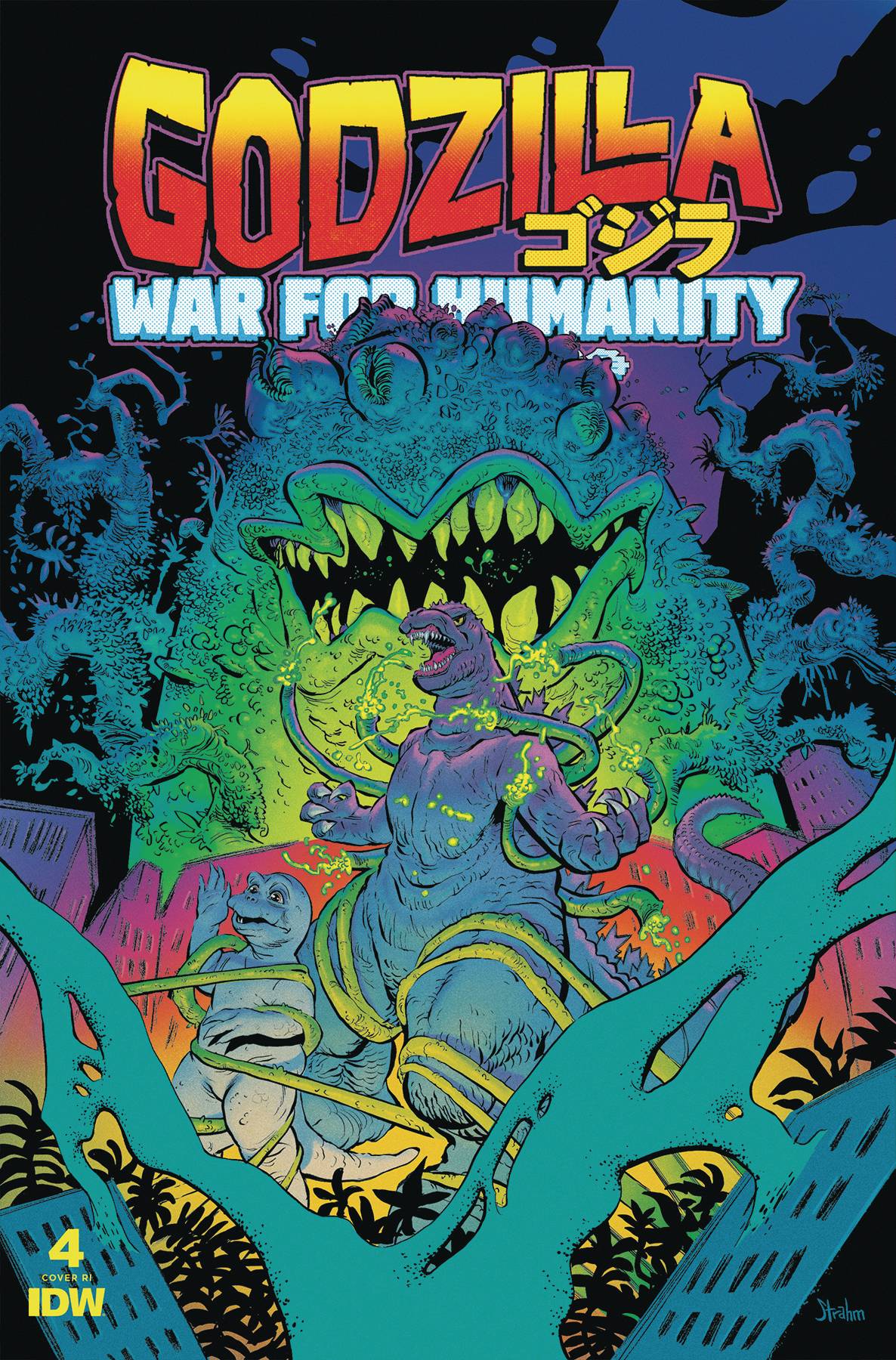 IDW-PRH Comic Books > Incentives Godzilla War For Humanity #4 Cvr D 1:25 Strahm '82771403188100441 DEC231111