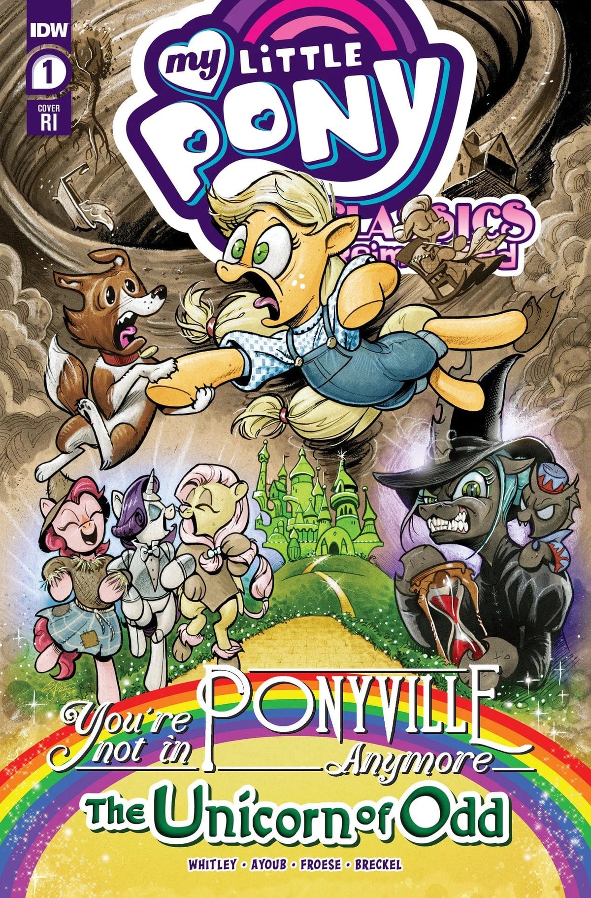 IDW-PRH Comic Books > Incentives MLP CLASSICS REIMAGINED UNICORN OF ODD #1 CVR C 1:10 PRICE 82771403182900131 JUN231437