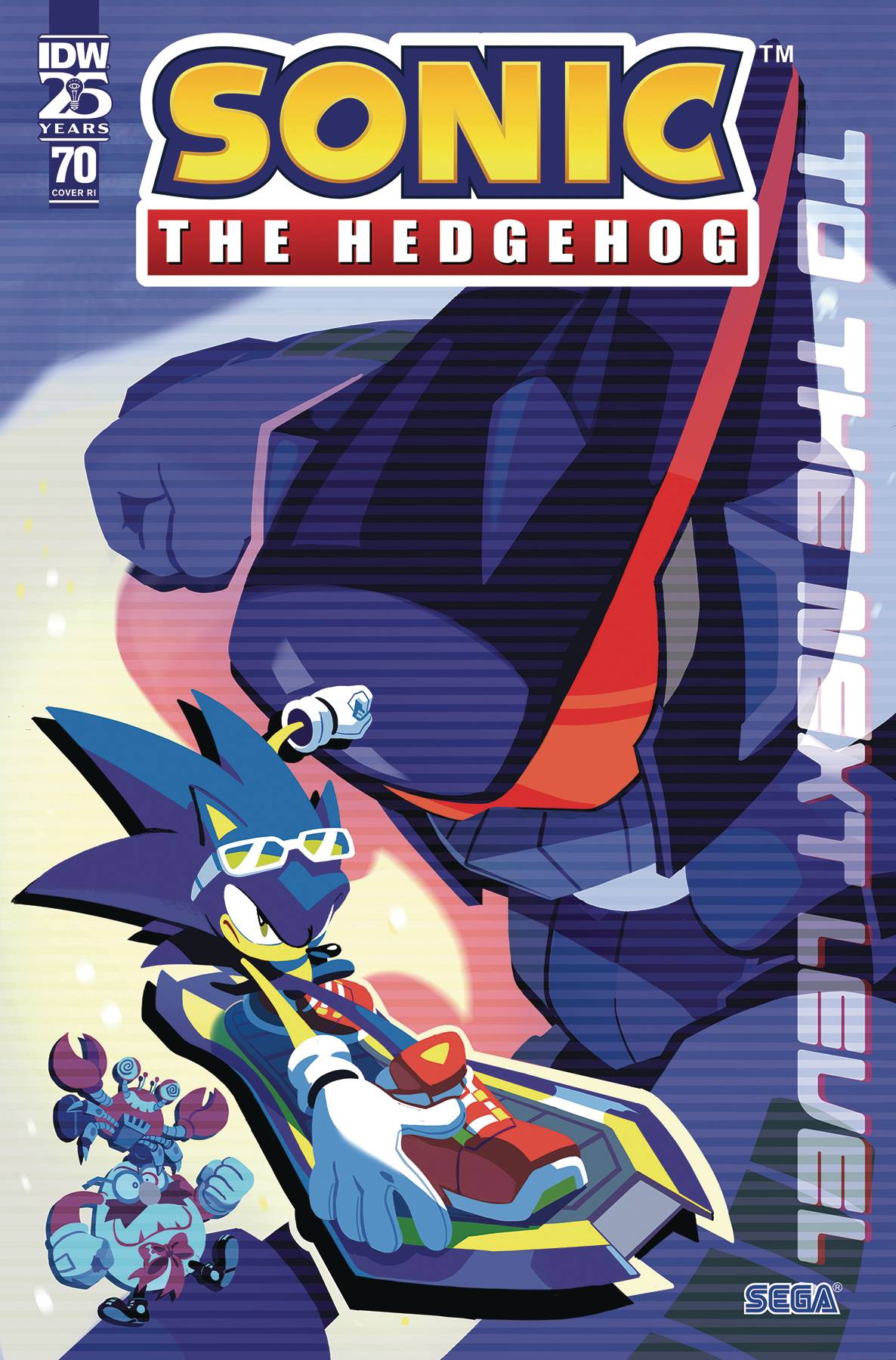 IDW-PRH Comic Books > Incentives SONIC THE HEDGEHOG #70 CVR C 1:10 INCV FOURDRAINE 82771401521807031 APR241132