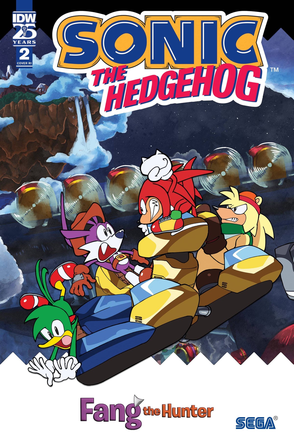 IDW-PRH Comic Books > Incentives SONIC THE HEDGEHOG FANG HUNTER #2 CVR C 1:10 INCV FONSECA VAR '82771403263500231 DEC231080