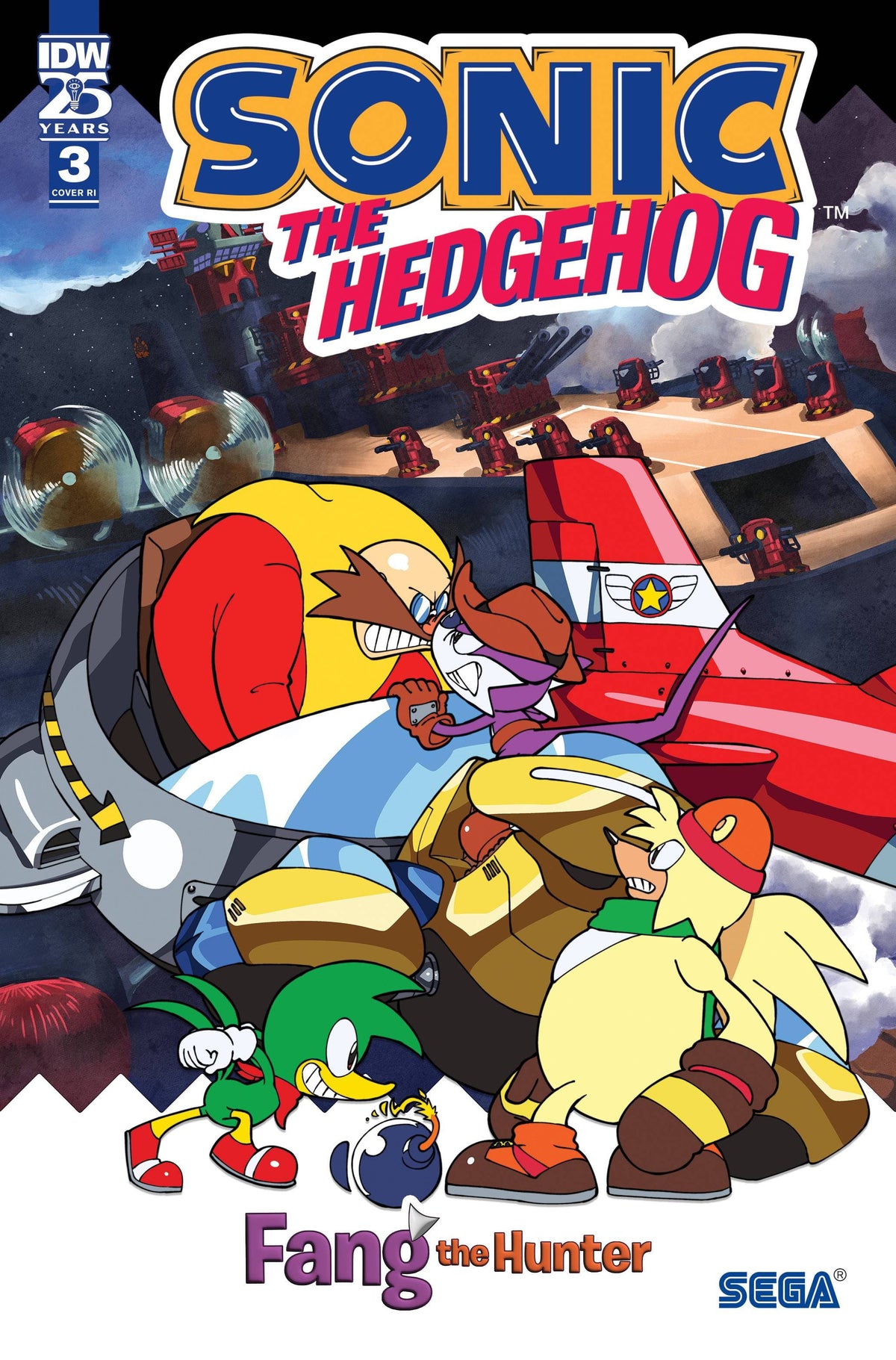 IDW-PRH Comic Books > Incentives SONIC THE HEDGEHOG FANG HUNTER #3 CVR C 1:10 INCV VAR FONSECA '82771403263500331 JAN241237