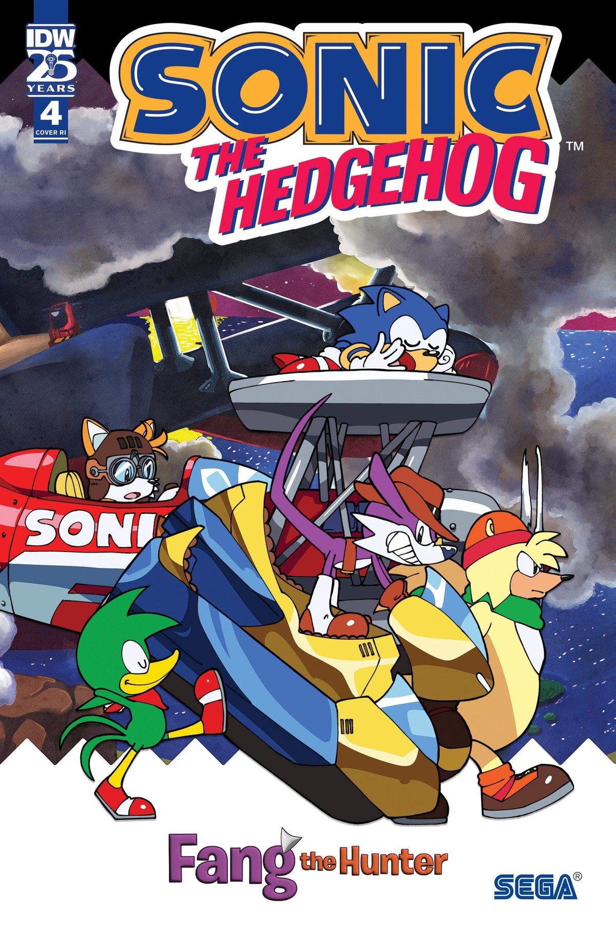 IDW-PRH Comic Books > Incentives SONIC THE HEDGEHOG FANG HUNTER #4 CVR C 1:10 INCV FONSECA '82771403263500431 FEB241046