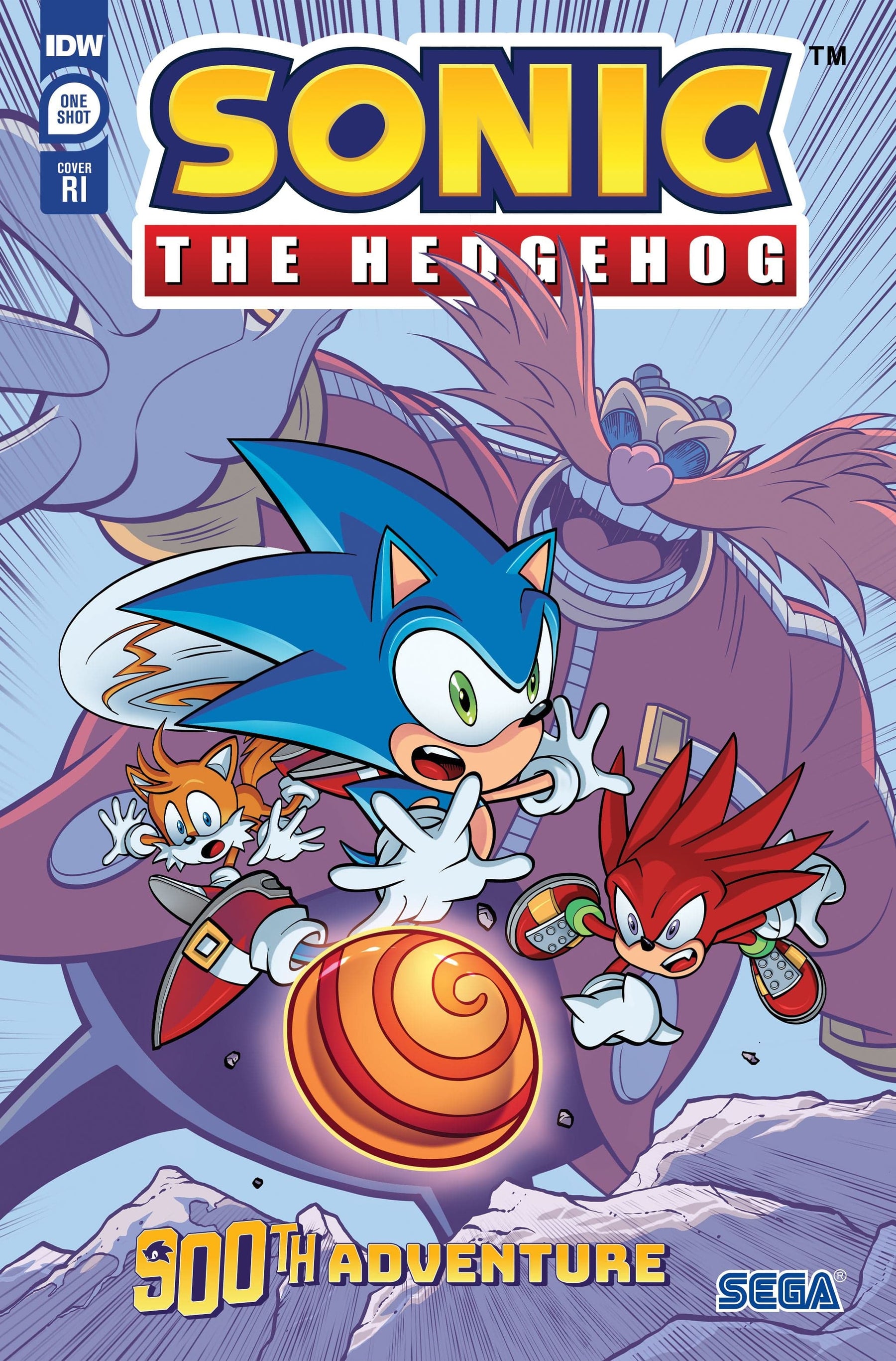 IDW-PRH Comic Books > Incentives SONIC THE HEDGEHOGS 900TH ADVENTURE CVR F 1:25 ELSON 82771403181290061 JUN231454