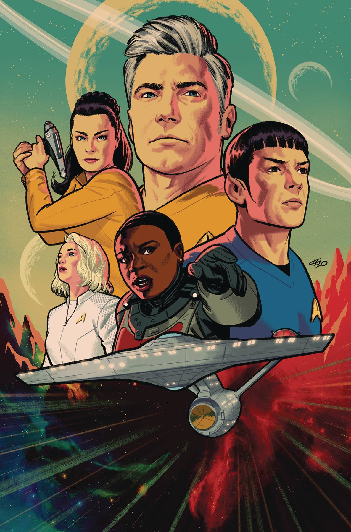 IDW-PRH Comic Books > Incentives STAR TREK SNW SCORPIUS RUN #1 CVR F 1:50 INCV VAR CHO FULL ART 82771403174400161 JUN231475