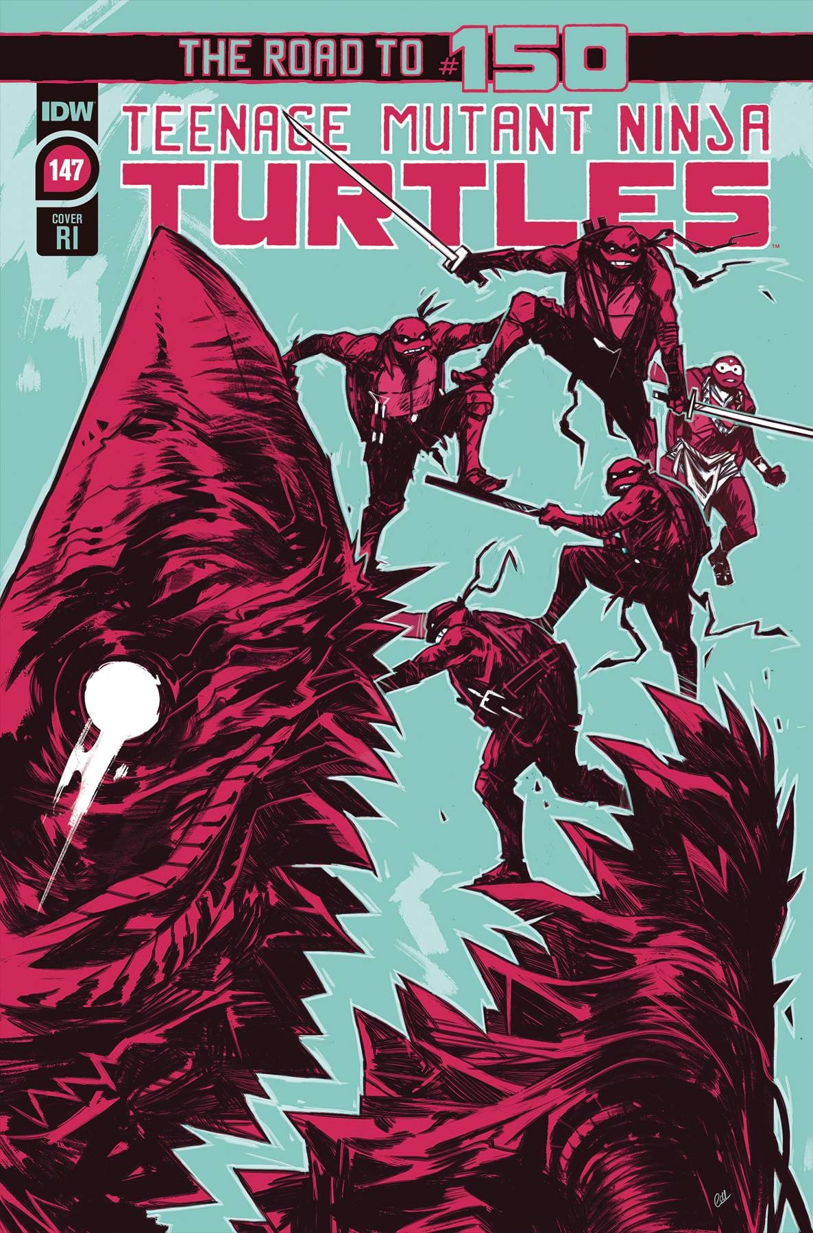 IDW-PRH Comic Books > Incentives TMNT ONGOING #149 CVR C 1:10 INCV WIJNGAARD 82771400271314931 JAN241249