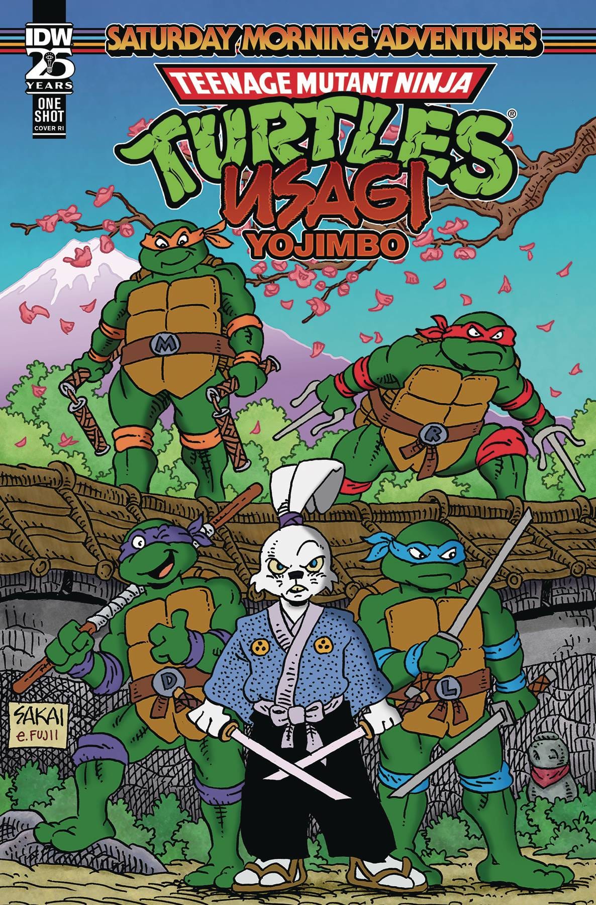 IDW-PRH Comic Books > Incentives TMNT USAGI YOJIMBO SATURDAY MORNING ADV #1 1:25 INCV SOMMARIVA 82771403309000131 APR241157